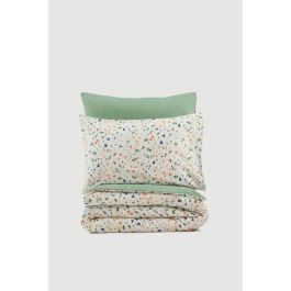 Juego de Cama Completo: Funda Nórdica 220x240 cm + 2 Fundas de Almohada 60x60 cm, 100% Algodón Verde - Ref. ASI8683743799343 Juego de Cama Completo: Funda Nórdica 220x240 cm + 2 Fundas de Almohada 60x60 cm, 100% Algodón Verde - Ref. ASI8683743799343
