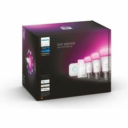Philips Hue White & Color Ambiance Kit Básico, 3 Bombillas E27 y Control Remoto