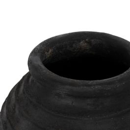 Jarrón Gris Fibra de Cemento Decoración 39 X 39 X 60 cm