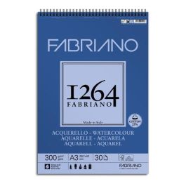 Bloc De Dibujo Fabriano 1264 Acuarela Con Espiral Liso Grano Fino A3 300G 30H Precio: 15.49999984. SKU: B1BRQ922BF