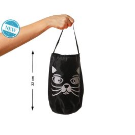 Bolsa Negra 32 cm para Chuches de Halloween con Cara de Gato Precio: 1.88999943. SKU: B1GQNTJ9WA