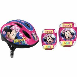 Disney Minnie Kit Protección Niña: Casco, Rodilleras y Coderas Ajustables 50-56cm con Rueda de Ajuste para Patinaje y Ciclismo Precio: 40.49999954. SKU: B1CHXMJ7RT