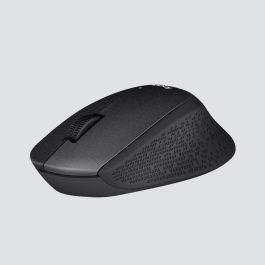 Logitech M330 Silent Plus Ratón Óptico Inalámbrico Silencioso, 1000 dpi, USB 2.4GHz, Ergonómico, 24 Meses Batería, Negro