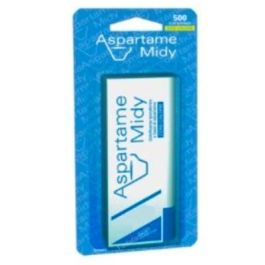 Midy Edulcorante Aspartame 500 Comprimidos fácil y rápida disolución Precio: 9.5000004. SKU: B16TP7HBJT