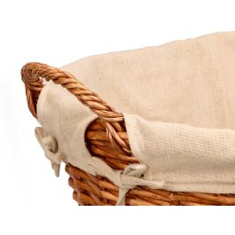 Cesto de Mimbre Ovalado con Asas Kipit 54x30x37 cm - Natural (12 Unidades) Cesto de Mimbre Ovalado con Asas Kipit 54x30x37 cm - Natural (12 Unidades)
