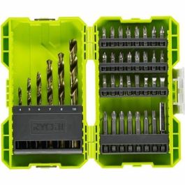 Ryobi RAK38SDD Estuche de 38 Puntas para Perforación y Atornillar, Kit Mixto Brocas HSS-G y Puntas 25/50mm para Madera, Metal, Plástico Precio: 25.69000005. SKU: B1HMMXPJVF