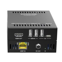 Vivolink VLUSBCEXT151 Extensor KVM USB-C 4K sobre HDBT3.0 para Salas de Reuniones