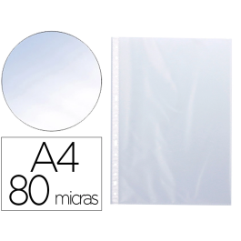 Q-connect Funda Multitaladro Cristal Din A4 80 mc - Caja de 100 Unidades Precio: 9.89000034. SKU: B17ELL3GND