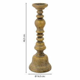 Candelabro Alexandra House Living Oro Resina 16 x 46 x 16 cm