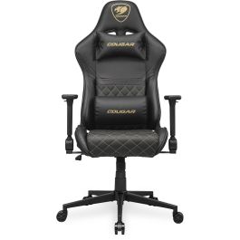 COUGAR Armor One V2 Silla Gaming Oro/Negro 120kg, Asiento Acolchado PVC/Cuero, Respaldo Acolchado Imitación Piel, Reposabrazos 4D Precio: 247.59000035. SKU: B1JTMBTM56