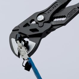 Knipex 86 02 250 - Llave Tenaza Ajustable Zangenschlüssel, Atramentada Gris/Rojo, Apertura 5.2 cm, 250 mm