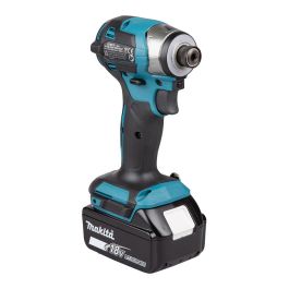 Makita DTD173RTJ Destornillador de impacto, 18V, 5Ah, Batería incluida
