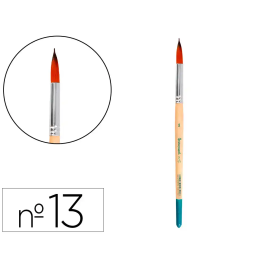 Liderpapel Pincel para Pintura Acrílica y Acuarela N 13 Punta Redonda Pelo Sintético Certificado FSC Precio: 42.6041. SKU: B19VCTHZB8