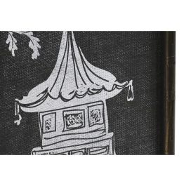 Cuadro Oriental DKD Home Decor Negro Blanco 2.8 x 70 x 50 cm (2 Unidades) Cuadro Oriental DKD Home Decor Negro Blanco 2.8 x 70 x 50 cm (2 Unidades)