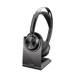 Poly 9T9J6AA Auriculares Inalámbricos Voyager Focus 2 Teams, ANC, Micrófono Acoustic Fence, Bluetooth, Negro. Adaptador USB-C/A + Soporte Carga. Poly 9T9J6AA Auriculares Inalámbricos Voyager Focus 2 Teams, ANC, Micrófono Acoustic Fence, Bluetooth, Negro. Adaptador USB-C/A + Soporte Carga.