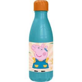 Stor Botella de Plástico Peppa Pig 560 ml - Diseño Infantil, Material PP y Silicona, Para Niños +3 Años, Agua y Zumo