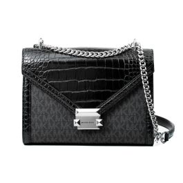 Bolso Bandolera Michael Kors Whitney Negro 24 x 18 x 8 cm Bolso Bandolera Michael Kors Whitney Negro 24 x 18 x 8 cm