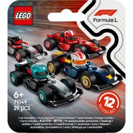 Sobre minifigures coche de formula1 coleccionable lego minifigures