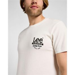 Camiseta de Manga Corta Hombre Lee Working West Blanco XL