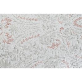 Colcha Romantico DKD Home Decor Beige Marron 270 x 1 x 270 cm