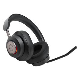 Kensington Auriculares Gaming H3000 PROVC, Diadema Bluetooth 5.2, Negro, 60h Batería, Cancelación Ruido, Micrófono Boom, USB-C, Para PC, PS, Xbox, Android, iOS