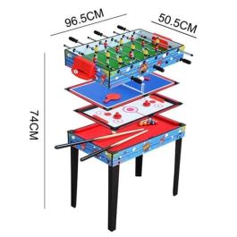 Mesa multijuegos 4 en 1 94x50,5x73,5 cm Mesa multijuegos 4 en 1 94x50,5x73,5 cm