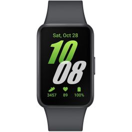 Samsung Smartband Galaxy Fit 3 Gris SM-R390NZAAEUB - Pulsera de Actividad con Pantalla AMOLED de 1.6" y 13 días de Batería