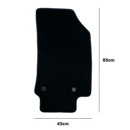 OCC Design OCCCT0012 Alfombrillas a Medida Velour Citroen C3 Aircross 2017-Presente 5 Pzs Anclaje Original Antideslizante