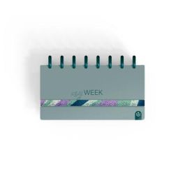 Carchivo Planificador Semanal MY WEEK Ingeniox, 52 semanas sin fecha, turquesa, con checklist, papel Premium Opaque FSC, 210x105 mm Precio: 11.99000011. SKU: B1FXQMEKX6