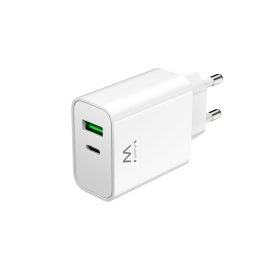 Ewent EW1325_R1 Cargador Rápido USB-C 30W con Power Delivery y QC3.0 Dual Puerto para iPhone 15/14 y Android Precio: 11.49999972. SKU: B1JFNFL6TE