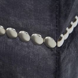 Sofá Chaise Longue Gris Oscuro Tejido 114 X 155 X 92 cm