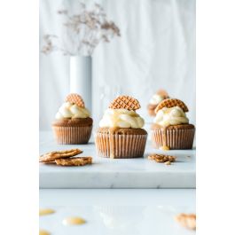 Algon Set de 80 Moldes para Magdalenas de 4 cm (Diámetro) x 2,5 cm (Alto) - Antiadherentes para Repostería Casera (24 Unidades)