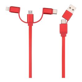 NK Nk-usb61-dis Cable Cargador 6 en 1, 1 m, Colores Surtidos, Carga Rápida