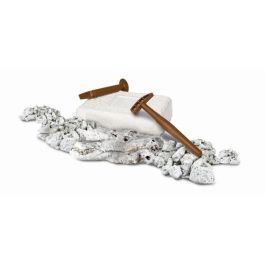 Clementoni Juego Científico Science & Game Archéo Ludic Kit de Excavación Dinosaurio Velociraptor Esqueleto Brilla en la Oscuridad