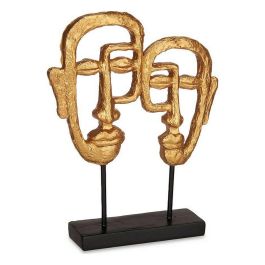 Giftdecor Cara Doble Con Base Oro - Decoración en Poliresina 27x32.5x10.5 cm (4 Unidades) Precio: 256.49999991. SKU: S3611827