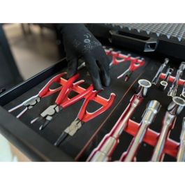 KSTOOLS KST4042146563533 Módulo de 6 Alicates para Anillos de Retención, Espuma Imputrescible Corte Láser
