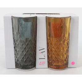 Set de 4 Vasos Odin 356 cc - LAV - Varios Colores (6 Cajas) Set de 4 Vasos Odin 356 cc - LAV - Varios Colores (6 Cajas)