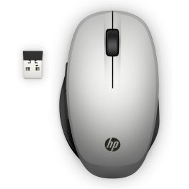 HP Ratón 300 Dual Mode Inalámbrico Bluetooth/USB-A Blanco