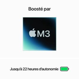 Apple - 14 - MacBook Pro M3 (2023) - 8GB RAM - 512GB almacenamiento - Plata - Azerty