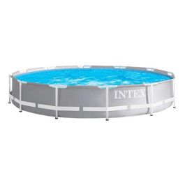 Piscina redonda desmontable prism frame con depuradora (capacidad 6503 litros) (+ 6 años) 366x76 cm Piscina redonda desmontable prism frame con depuradora (capacidad 6503 litros) (+ 6 años) 366x76 cm