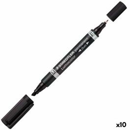 Rotulador permanente Staedtler Lumocolor 348 Negro (10 Unidades) Precio: 22.68999986. SKU: S8422889