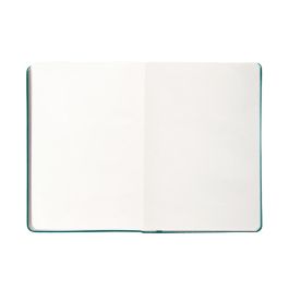 Cuaderno Con Gomilla Antartik Notes Tapa Dura A4 Hojas Lisas Verde Aguamarina 100 Hojas 80 gr Fsc