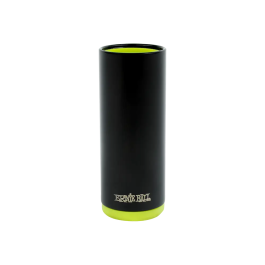 ERNIEBALL Slide Comfort Mediano Slide para Guitarra Eléctrica y Acústica con Funda Interior de Color Brillante Latón y Acabado Cromo Negro Pulido