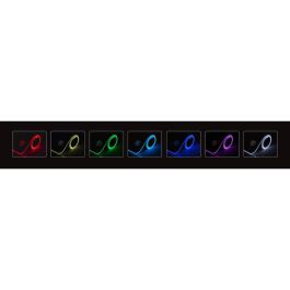 MANHATTAN Alfombrilla de Ratón Gaming XXL RGB LED con Cargador Inalámbrico para Juegos - Negro, Tela