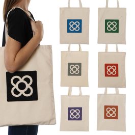 Bolso Compra Urbana Gris Versa 36X48CM (4 Unidades) Bolso Compra Urbana Gris Versa 36X48CM (4 Unidades)