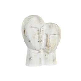 DKD Home Decor Figura Urban de Aluminio Blanco y Dorado, Diseño Caras, 10x30x23 cm Precio: 49.50000011. SKU: S3043197