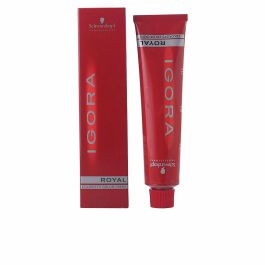 Schwarzkopf #6-4 IGORA ROYAL Tinte de Pelo Permanente en Crema 60ml | Cobertura hasta 70% Canas, Color Nítido y Brillante, Alta Definición