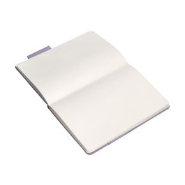 Cuaderno Con Gomilla Antartik Notes Tapa Dura A4 Hojas Lisas Morado Y Amarillo 100 Hojas 80 gr Fsc