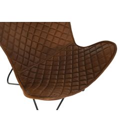 Silla Vintage DKD Home Decor Marron 75 x 91 x 76 cm