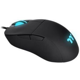 Thermaltake GMO-DMS-WDOOBK-01 Ratón Gaming Óptico USB-A con Cable para Mano Derecha, 6 Botones, RGB Multi y Aceleración 50G Negro